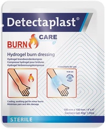 [TIM-9302] Burn Care hydrogel compres Detectaplast brandwonden 10x10cm