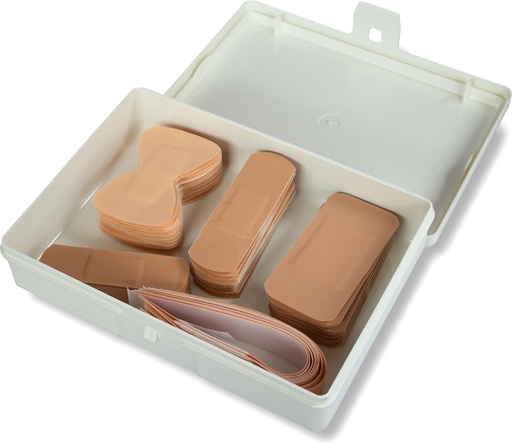 [TIM-33300] Pleister Boomgaard koffer assorti afmetingen (100)