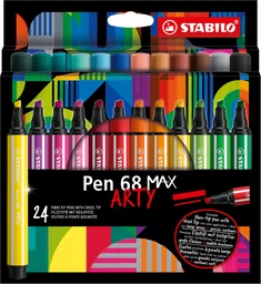 [TIM-7682421] Viltstift Stabilo Pen 68 MAX ARTY assorti (24)