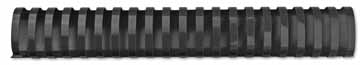 [ACCO-4028184] Bindrug GBC CombBind plastic 32mm ovaal zwart (50)