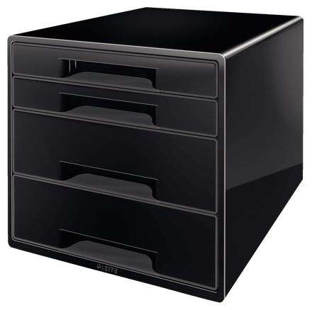 [ESS-52521095] Ladenblok Leitz 4 laden zwart (5252195)