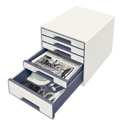 [ESS-52142001] Ladenblok Leitz WOW 5 laden wit/grijs metallic