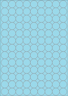 [ETI-31800574] Etiketten Etipage 117 etik/bl Ø20mm 100bl/d blauw