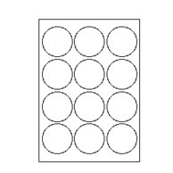 [ETI-31800147] Etiketten Etipage 12 etik/bl Ø 63,5mm 100bl/d glanzend