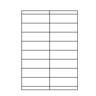 [ETI-30900031] Etiketten Etipage 16 etik/bl 105x33,9mm 500bl/d