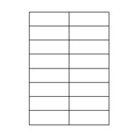 [ETI-30900011] Etiketten Etipage 16 etik/bl 105x37mm 500bl/d