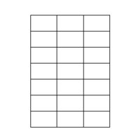 [ETI-30900001] Etiketten Etipage 21 etik/bl 70x42,3mm 200bl/d