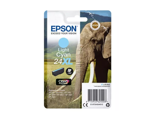 [EPS-T243540] Cartridge Epson Inkjet 24XL Expression Photo XP-55 740pag Light CY