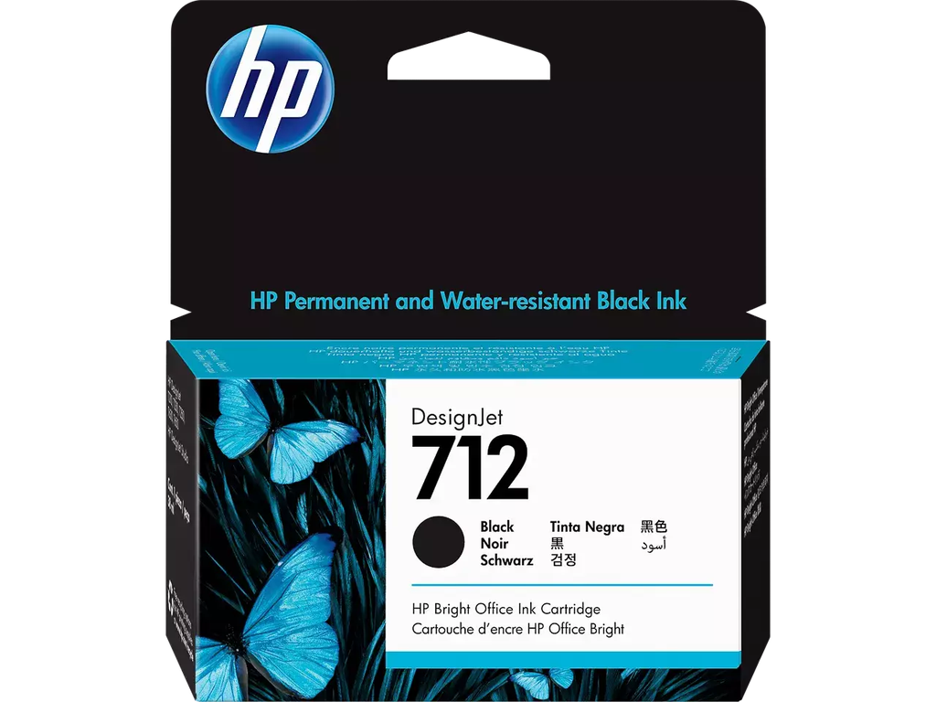 Cartridge HP Inkjet 712 DesignJet T 210 38ml BK