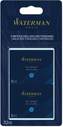 [TIM-713001] Inktpatronen Waterman Standard Long blauw (Serenity) (32)