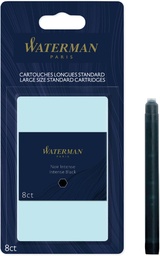 [TIM-712991] Inktpatronen Waterman Standard Long zwart (Intense) (8)