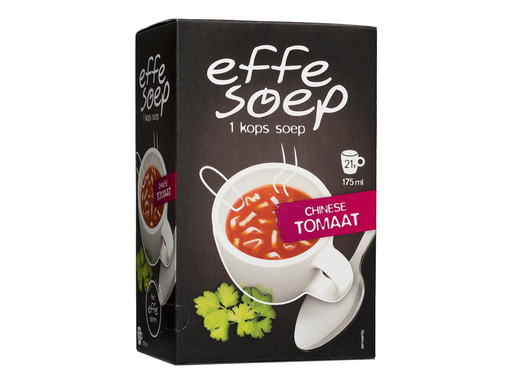 [TIM-ES00007] Soep Effe Soep 1-kops Chinese tomaat 175ml (21)