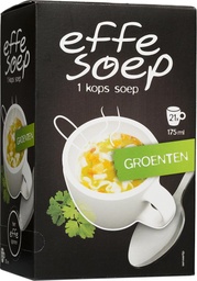 [TIM-ES00009] Soep Effe Soep 1-kops groenten 175ml (21)