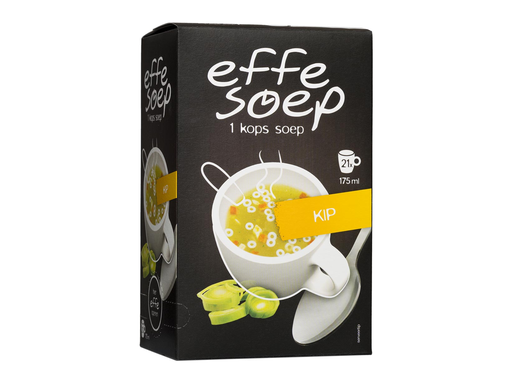 [TIM-ES00006] Soep Effe Soep 1-kops kip 175ml (21)