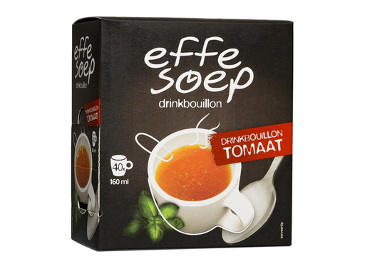 [TIM-ES00010] Soep Effe Soep drinkbouillon tomaat 160ml (40)