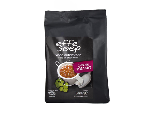 [TIM-ES00016] Soep Effe Soep vending Chinese tomaat 140ml zak (40)