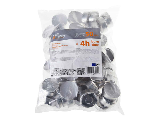 [TIM-105203] Theelichtjes 4H Cosy & Trendy wit (50)