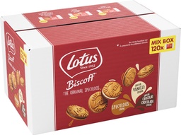 [TIM-4706100] Koekjes Lotus gevulde speculoos Mix Box (120)