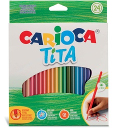 [TIM-42794] Kleurpotlood Carioca Tita assorti (24)