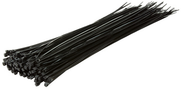 [KAN-KAB0004B] Snelbinders 3,4x300mm zwart (100)