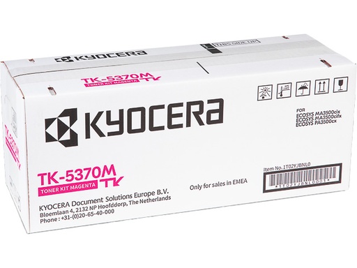 [KYO-TK5370M] Toner Kyocera Color laser TK-5370 Ecosys MA3500 5.000 pag. MAG