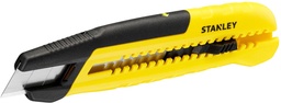 [TIM-T104890] Cutter Stanley Quick Snap 18mm zwart/geel