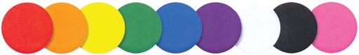 [TIM-16200] Sticker plakvorm rond Bouhon Ø50mm assorti (200)