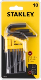 [TIM-069253] Stiftsleutelset Stanley 1,5-10mm set van 10 stuks