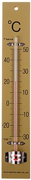 [TIM-B70041] Thermometer Bouhon hout 25x4cm