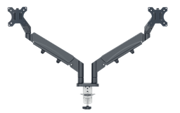 [ESS-65370089] Dubbele monitorarm Leitz Ergo donkergrijs