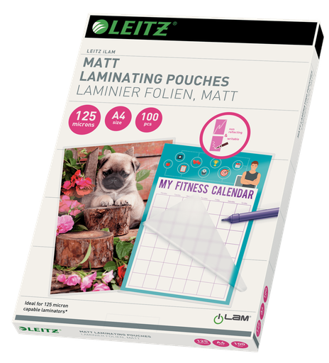 [ESS-16926] Lamineerhoes Leitz iLam EVA A4 2x125µ mat (100)