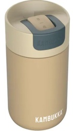 [CAT-11-02019] Thermosbeker Kambukka Olympus 300ml Latte dubbelwandig met switch deksel beige