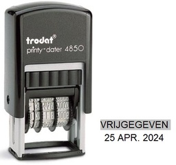 [TRO-4850] Trodat Printy datumstempel 4850 + tekst