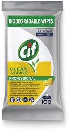 [TIM-1106285] Vochtige schoonmaakdoekjes Cif Clean & Shine (100)