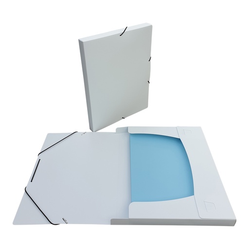 [KAN-116259] Elastobox Bronyl PP A4 rug 25mm wit