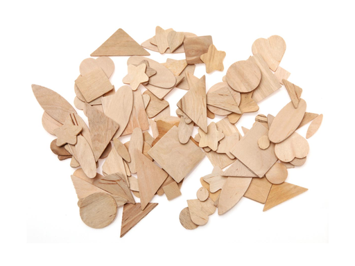 [TIM-63556] Houten vormen Bouhon hout mengeling (100)