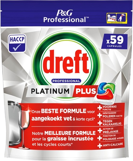 [TIM-6352963] Vaatwasmiddel Dreft Platinum Plus Regular (59)