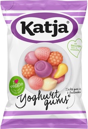 [TIM-37135] Snoep Katja Yoghurtgums zachte gums in 6 fruitsmaken zak 295g