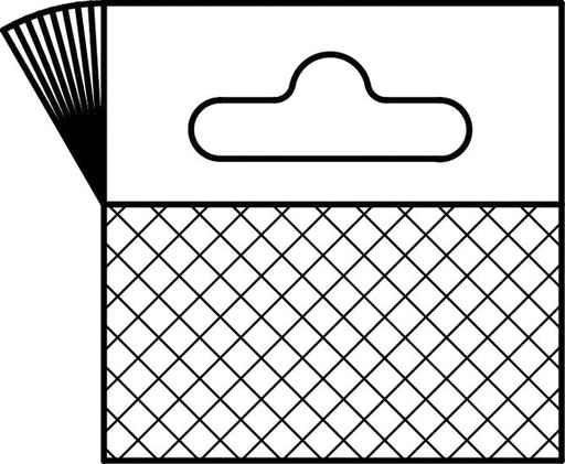 [TIM-BLI510] Hang tabs 50x50mm (10)