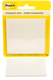 [TIM-600TRSP] Memoblok Post-it Transparent Notes 73x73mm 36vel transparant