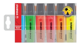 [TIM-70/6] Markeerstift Stabilo Boss Original assorti (6)