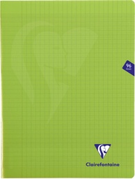 [TIM-353361C] Schrift Clairefontaine Mimesys PP A4+ 24x32cm 96blz met kantlijn seyès groen