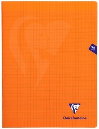 [TIM-383361C] Schrift Clairefontaine Mimesys PP A4+ 24x32cm 96blz met kantlijn seyès oranje