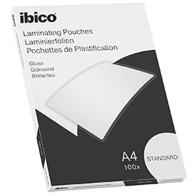 [ACCO-627310] Lamineerhoes Ibico Basics Standard Gloss A4 2x110µ (100)
