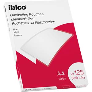 [ACCO-627323] Lamineerhoes Ibico Matt A4 2x125µ (100)