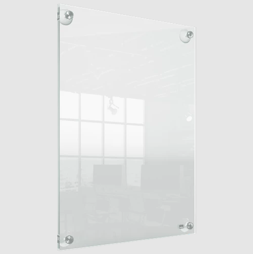[ACCO-1915599] Posterframe Nobo Premium Plus acryl A3 wandgemonteerd en verplaatsbaar transparant