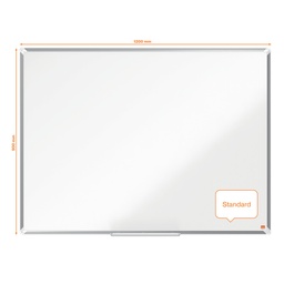 [ACCO-1915156] Whiteboard Nobo Premium Plus Staal magnetisch 120x90cm wit