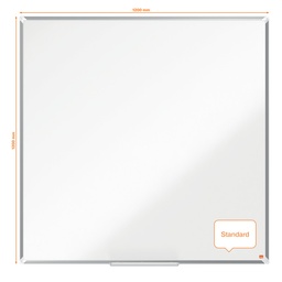 [ACCO-1915157] Whiteboard Nobo Premium Plus Staal magnetisch 120x120cm wit