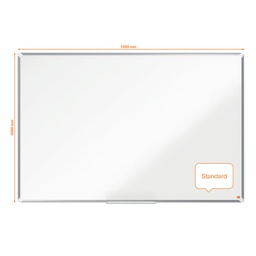 [ACCO-1915158] Whiteboard Nobo Premium Plus Staal magnetisch 150x100cm wit