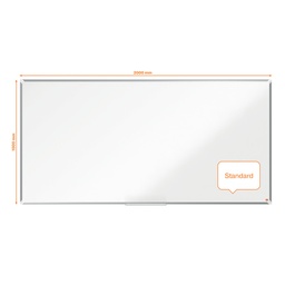 [ACCO-1915162] Whiteboard Nobo Premium Plus Staal magnetisch 200x100cm wit